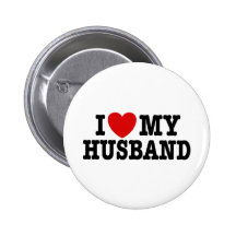I Love My Husband Pin