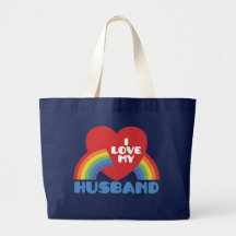 I Love My Husband Tote Bag