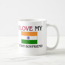 I Love My Indian Boyfriend Mugs