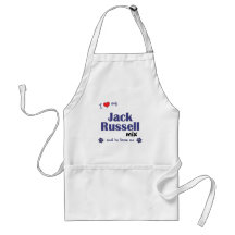 I Love My Jack Russell Mix (Male Dog) Apron