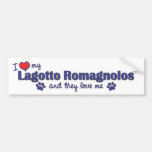 I Love My Lagotto Romagnolos (Multiple Dogs) Bumper Sticker