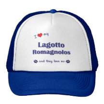 I Love My Lagotto Romagnolos (Multiple Dogs) Hat