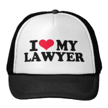 I love my Lawyer Trucker Hat