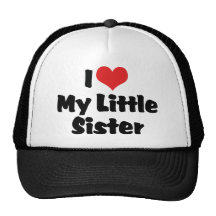 I Love My Little Sister Hats