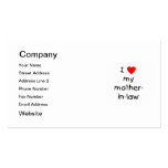 I love my mother-in-law business card template