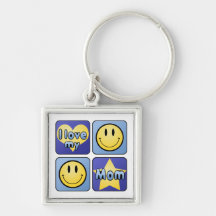 I Love My Mum Keychain