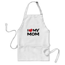 I Love My Mum Mother's Day Apron