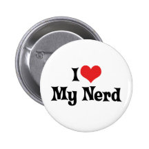 I Love My Nerd Button