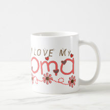 I Love My OMA Gifts Coffee Mug
