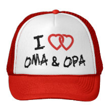 I Love My Oma & Opa Hat
