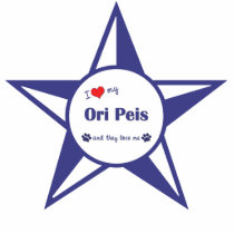 I Love My Ori Peis (Multiple Dogs) photo sculptures