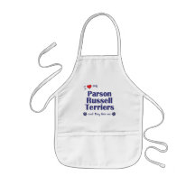 I Love My Parson Russell Terriers (Multiple Dogs) Aprons