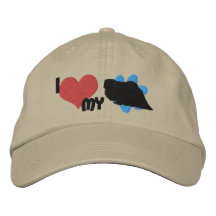 I Love my Pekingese Embroidered Hat