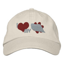 I Love my Pekingese Embroidered Hat (Brown)