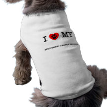 I LOVE MY PETIT BASSET GRIFFON VENDEEN DOGGIE T SHIRT