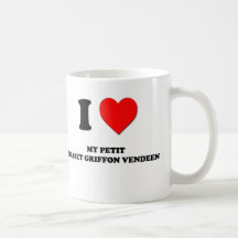 I Love My Petit Basset Griffon Vendeen Mug