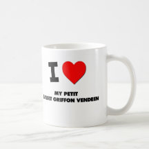 I Love My Petit Basset Griffon Vendeen Mug