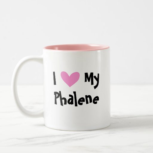 I Love My Phalene / Japanese Chin Mugs