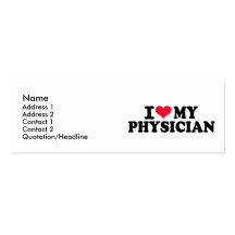 I love my Physician Business Card Template
