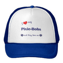 I Love My Pixie-Bobs (Multiple Cats) Mesh Hat