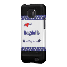 I Love My Ragdolls (Multiple Cats) Samsung Galaxy Cover