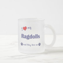 I Love My Ragdolls (Multiple Cats) Mug