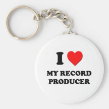 I love My Record Producer Key Chain
