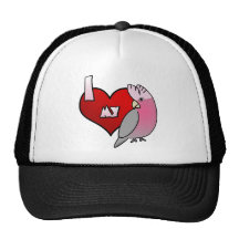 I Love my Rose Breasted Cockatoo Hat