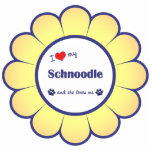 I Love My Schnoodle (Female Dog) Photo Cutout