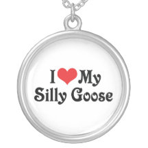 I Love My Silly Goose Personalised Necklace