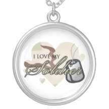 I love my Soldier Custom Necklace