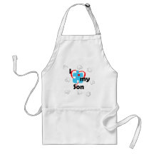 I Love My Son  - Autism Aprons