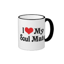 I Love My Soul Mate Coffee Mugs