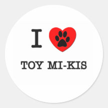 I LOVE MY TOY MI-KIS STICKER