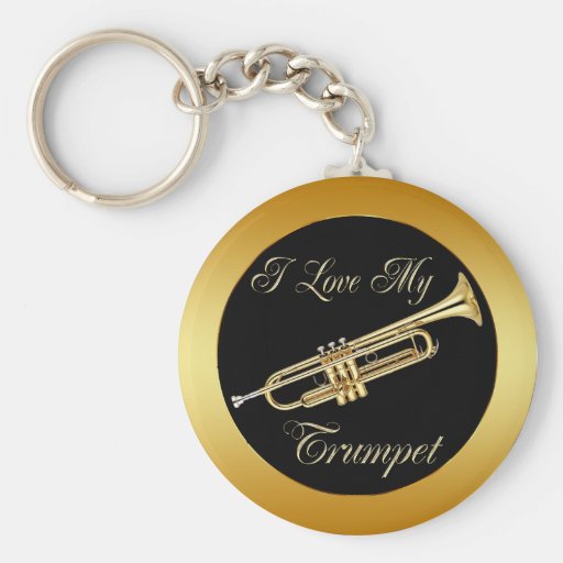 I LOVE MY TRUMPET KEY CHAINS