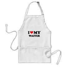 I Love My Waiter Apron