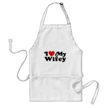 I Love My Wifey Apron