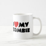 I Love My Zombie Mugs