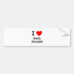 I Love Nail Polish Bumper Stickers