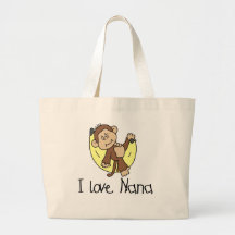 I Love Nana T-shirts and Gifts Tote Bags