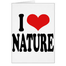 I Love Nature Cards