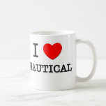 I Love Nautical Coffee Mugs