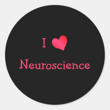 I Love Neuroscience Stickers