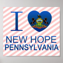 I Love New Hope, PA Posters