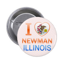I Love Newman, IL Pin