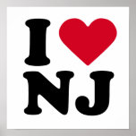 I LOVE NJ PRINT