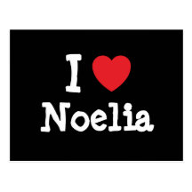 I love Noelia heart T-Shirt Post Card