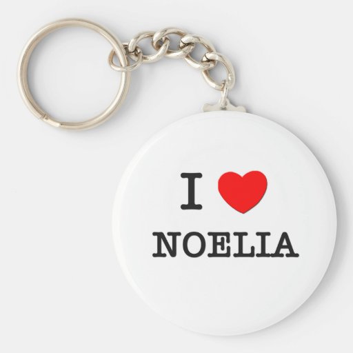 I Love Noelia Key Chains
