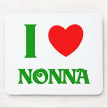 I  Love Nonna Mouse Mats
