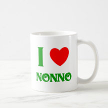 I Love Nonno Coffee Mugs